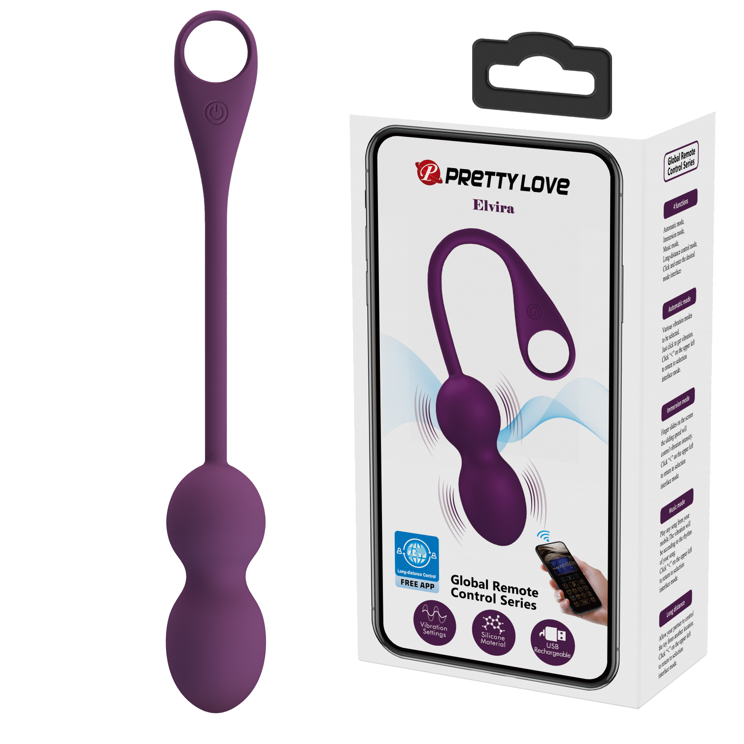 Esferas Vibrantes Kegel con Control por App