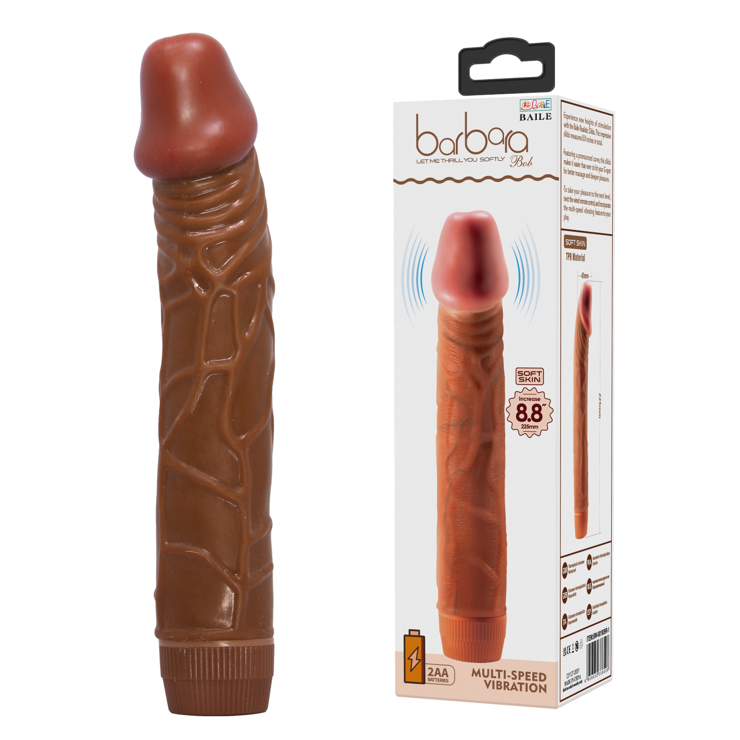 Vibrador Dildo Realista Escultural