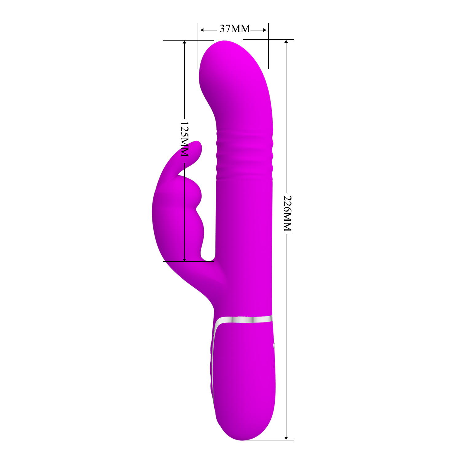 Vibrador Rabbit de Doble Estimulación Hover