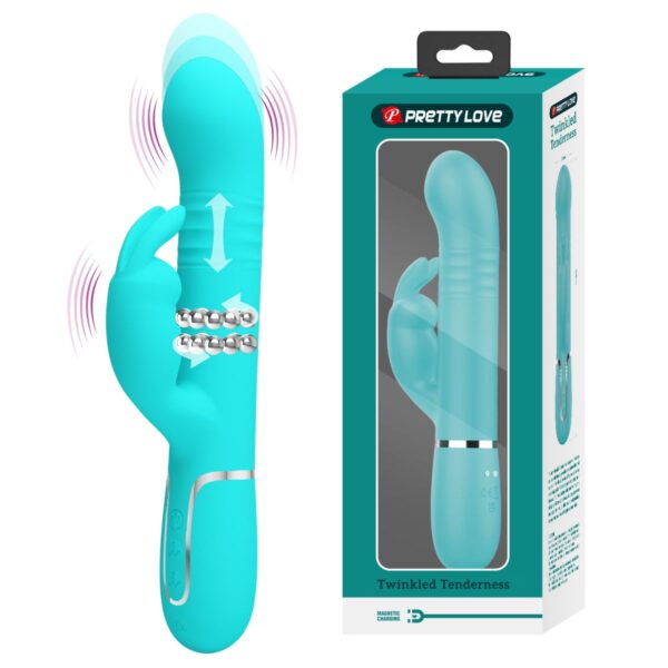 Coale CYAN - Vibrador rabbit