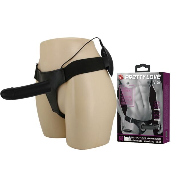 VITO STRAP ON SLEEVE VIBRATOR - Prótesis con arnes