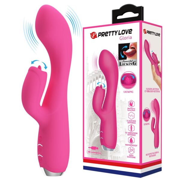 GLORIA MAGENTA Base - Vibrador rabbit