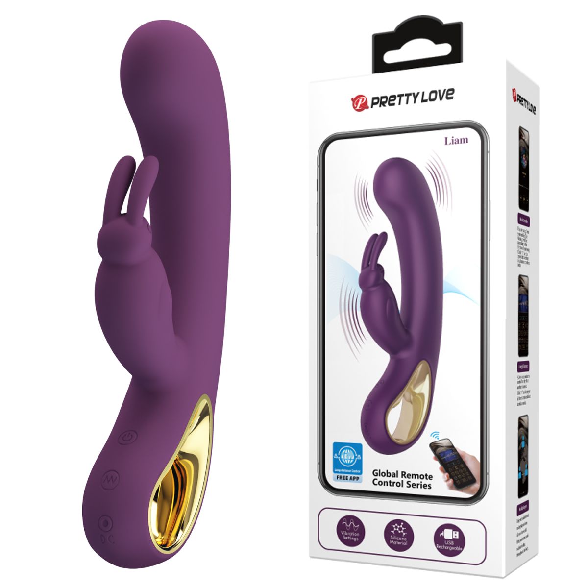 LIAM – Vibrador rabbit