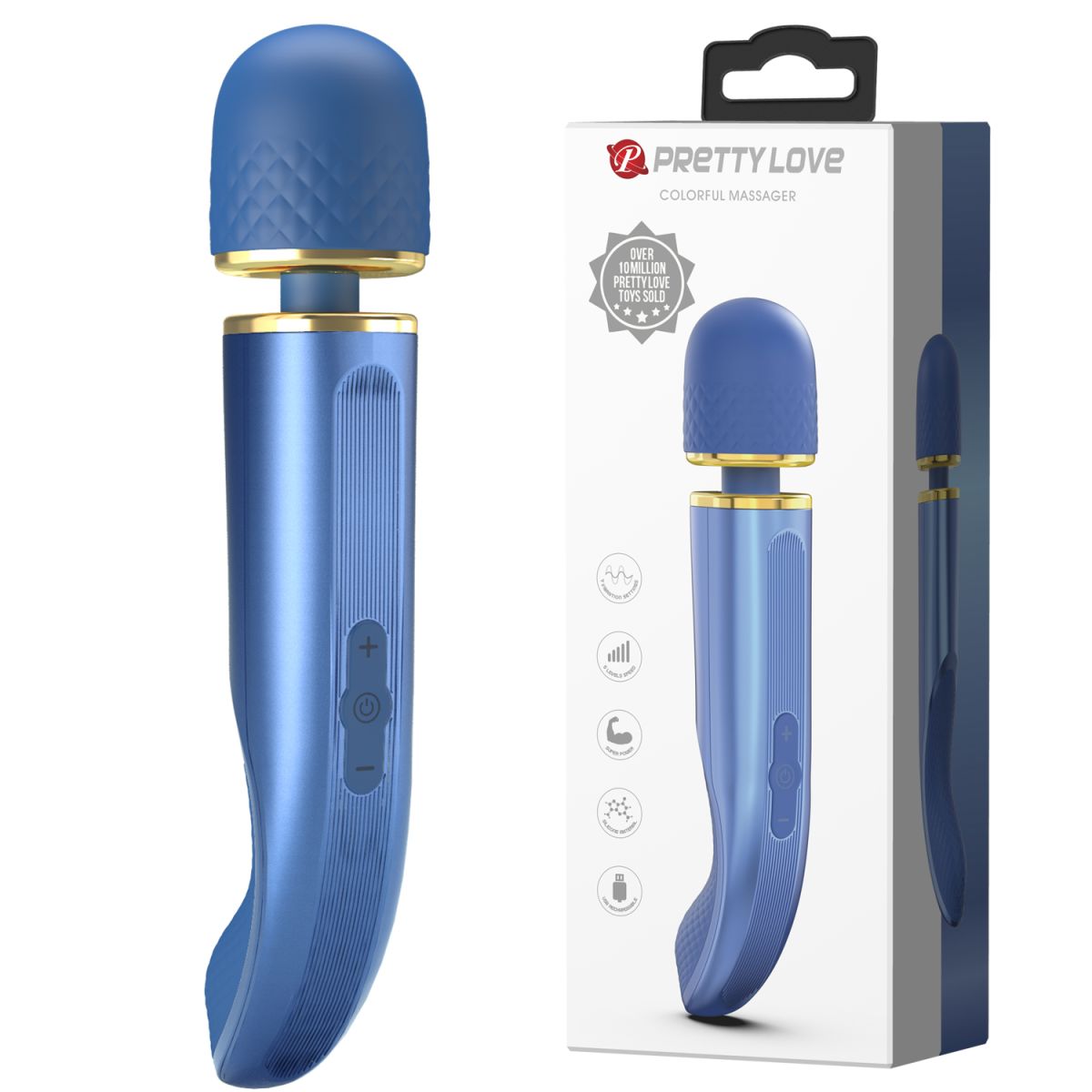 CHARMING MASSAGER BLUE – Vibrador de clítoris