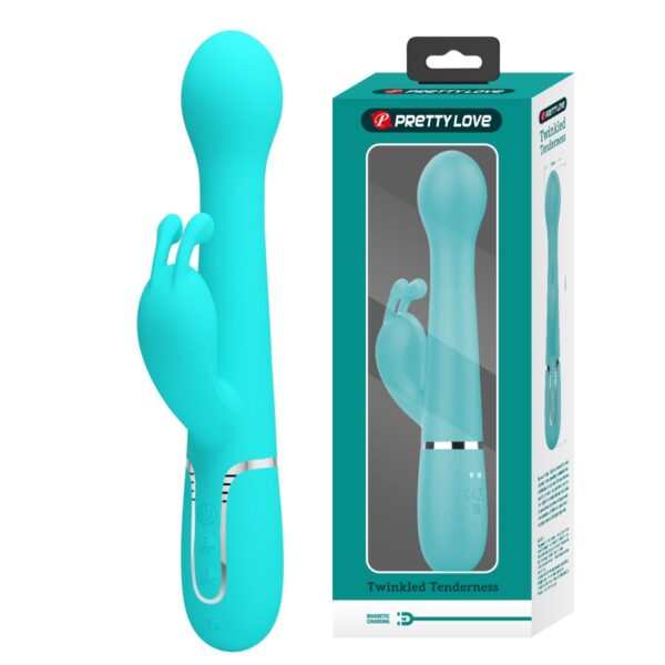 Dejon CYAN - Vibrador rabbit