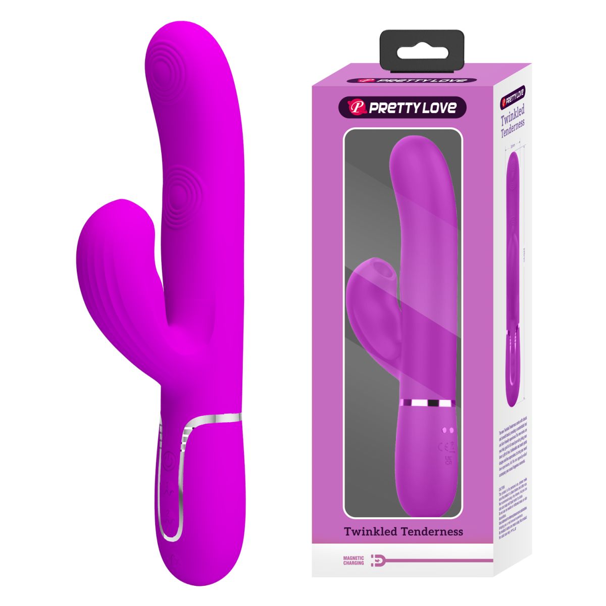 PERDITA TWINKLED TENDERNESS FUCSIA – Vibrador rabbit