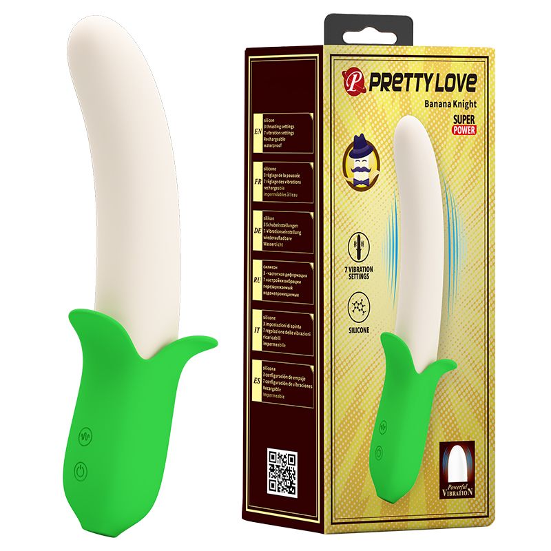 Banana Knight Green – Vibrador clásico