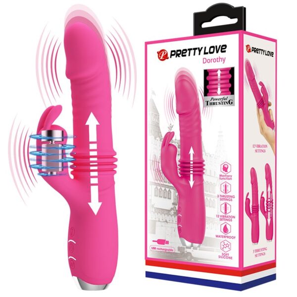 DOROTHY MAGENTA Base - Vibrador rabbit