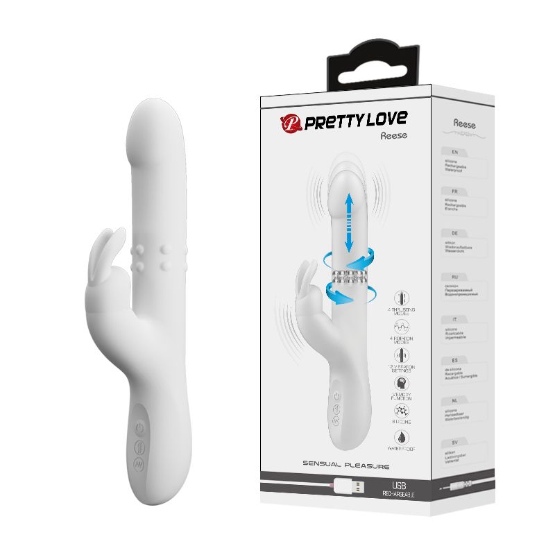 REESE CRYSTAL Base – Vibrador rabbit