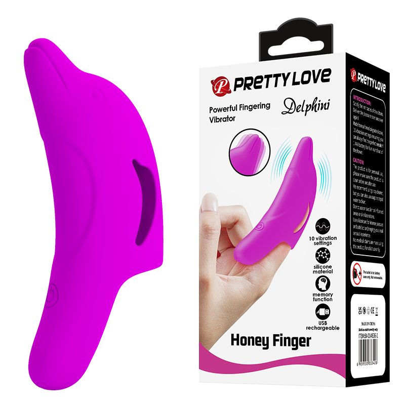 Delphini Honey Finger Purple – Vibrador para dedo