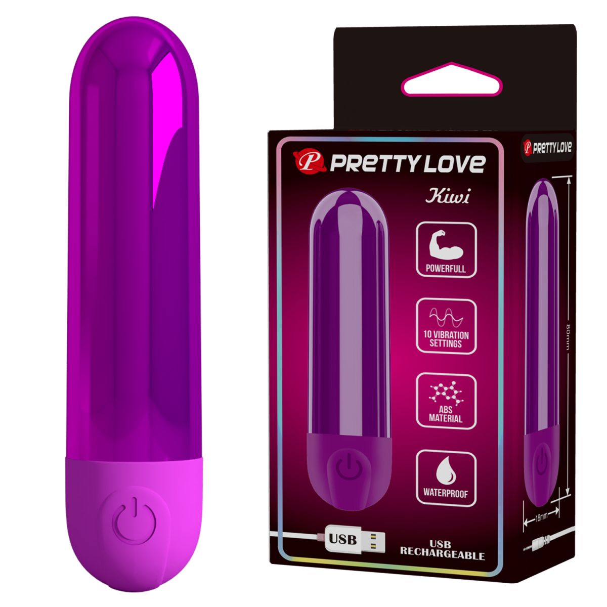 BALA RECARGABLE – Vibrador bala