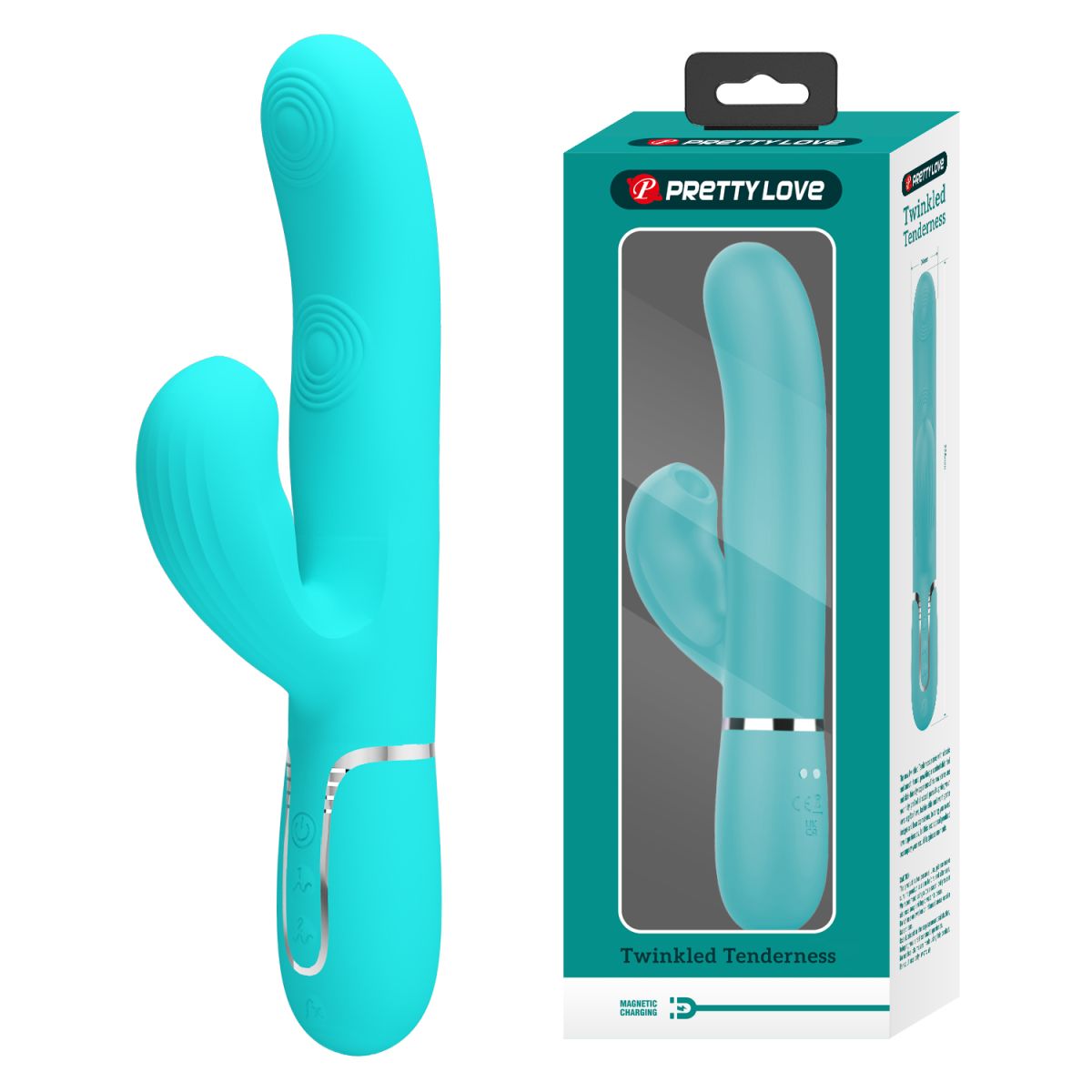 PERDITA TWINKLED TENDERNESS CYAN – Vibrador rabbit