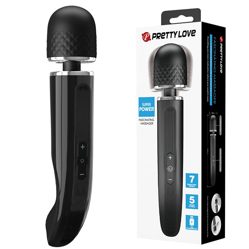 CHARMING MASSAGER BLACK – Vibrador de clítoris