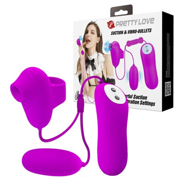 SUCTION VIBRO-BULLETS - Vibrador huevo
