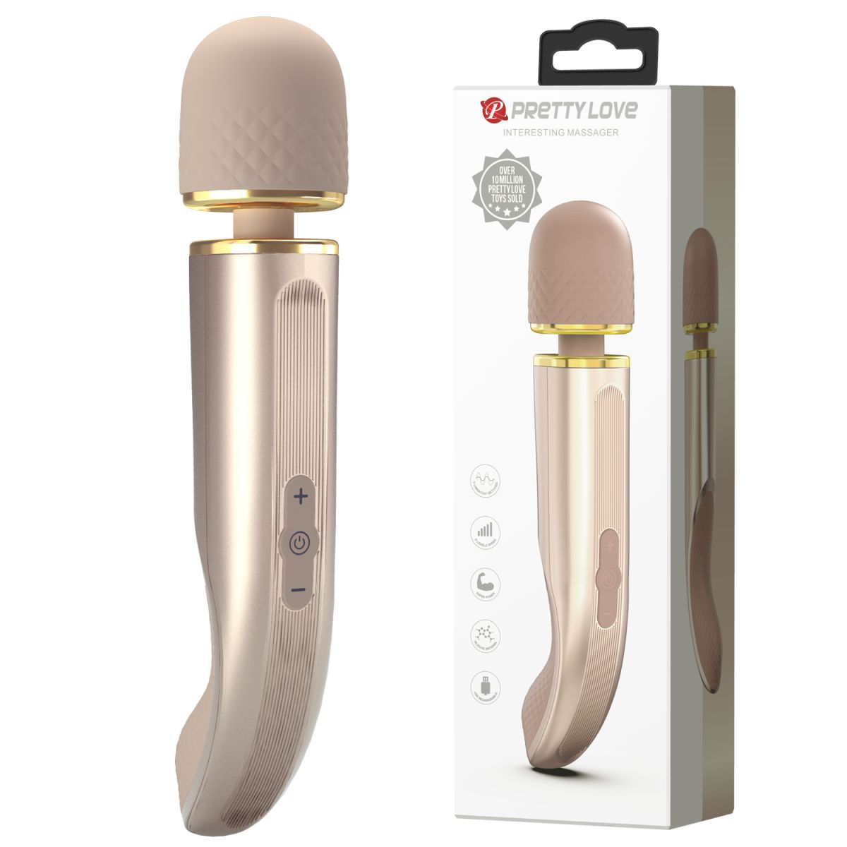 Charming Massager Clear – Vibrador de clítoris