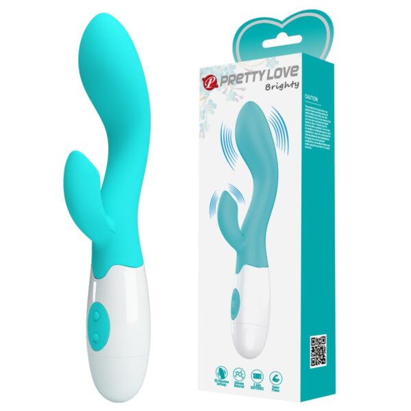 BRIGHTY CYAN - Vibrador rabbit