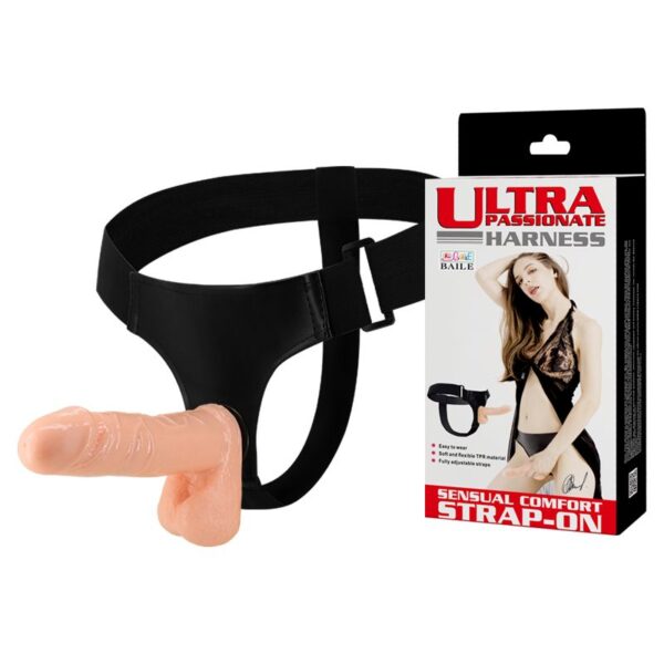 ULTRA PASSIONATE HARNESS DONG - Dildos lésbicos