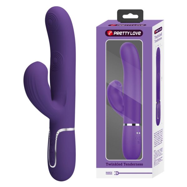 PERDITA TWINKLED TENDERNESS PURPLE - Vibrador rabbit