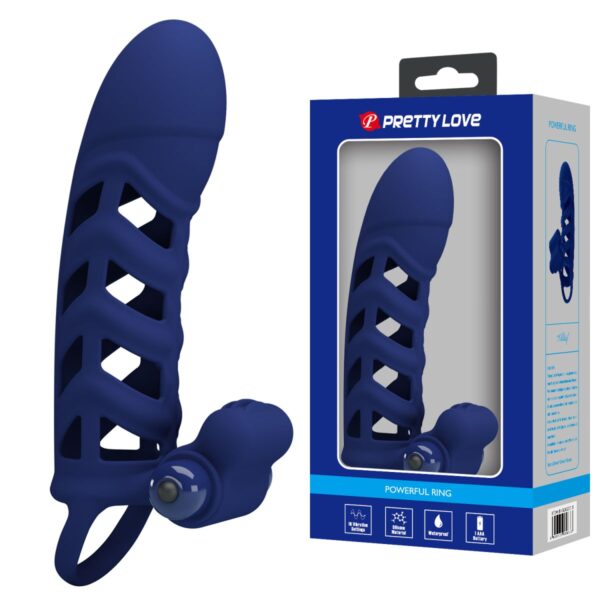 PENIS SLEEVE II BLUE - Fundas extensoras