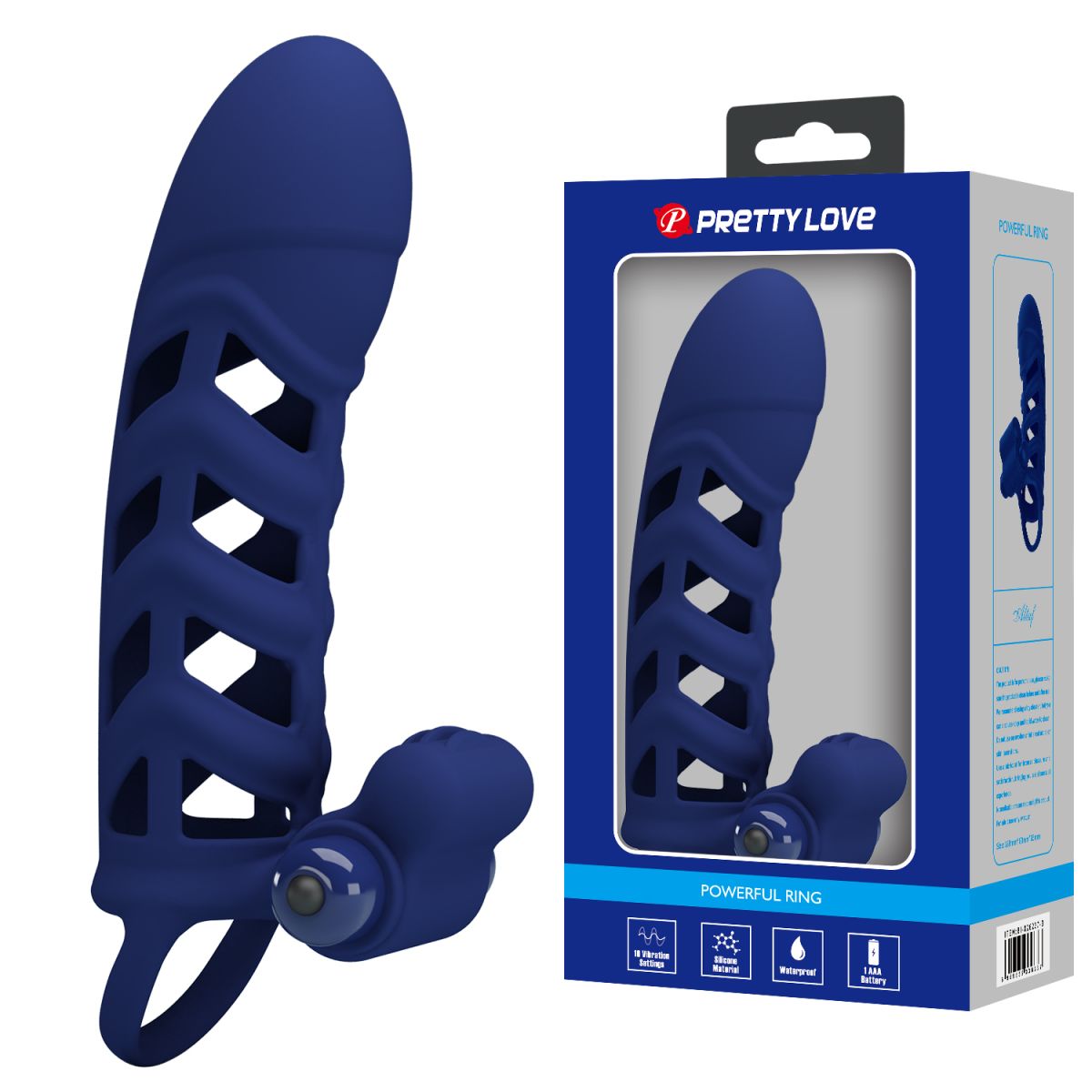 PENIS SLEEVE II BLUE – Fundas extensoras