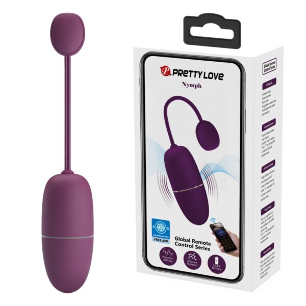 NYMPH BLACK - Vibrador huevo