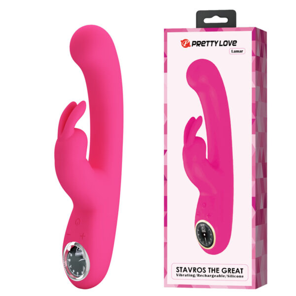 Lamar Fucsia - Vibrador rabbit