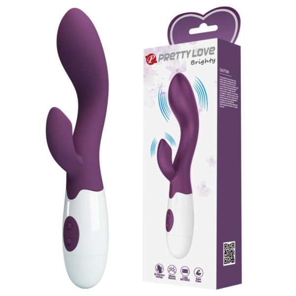 BRIGHTY PURPLE - Vibrador rabbit