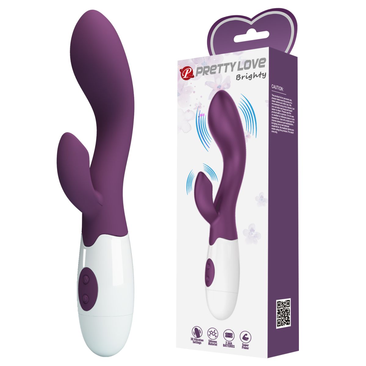 BRIGHTY PURPLE – Vibrador rabbit