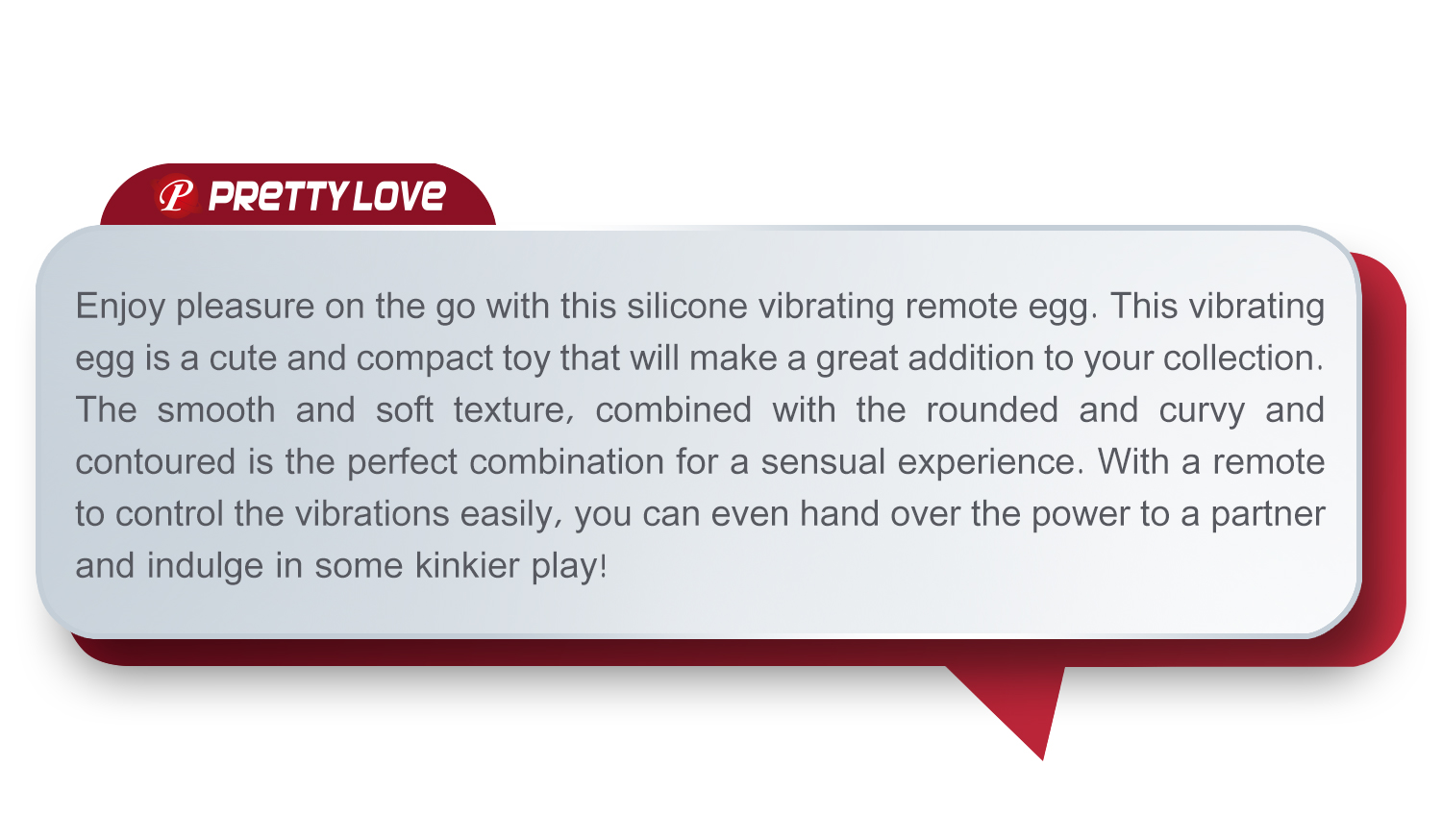Vibrador huevo con control Leshy celeste Hover