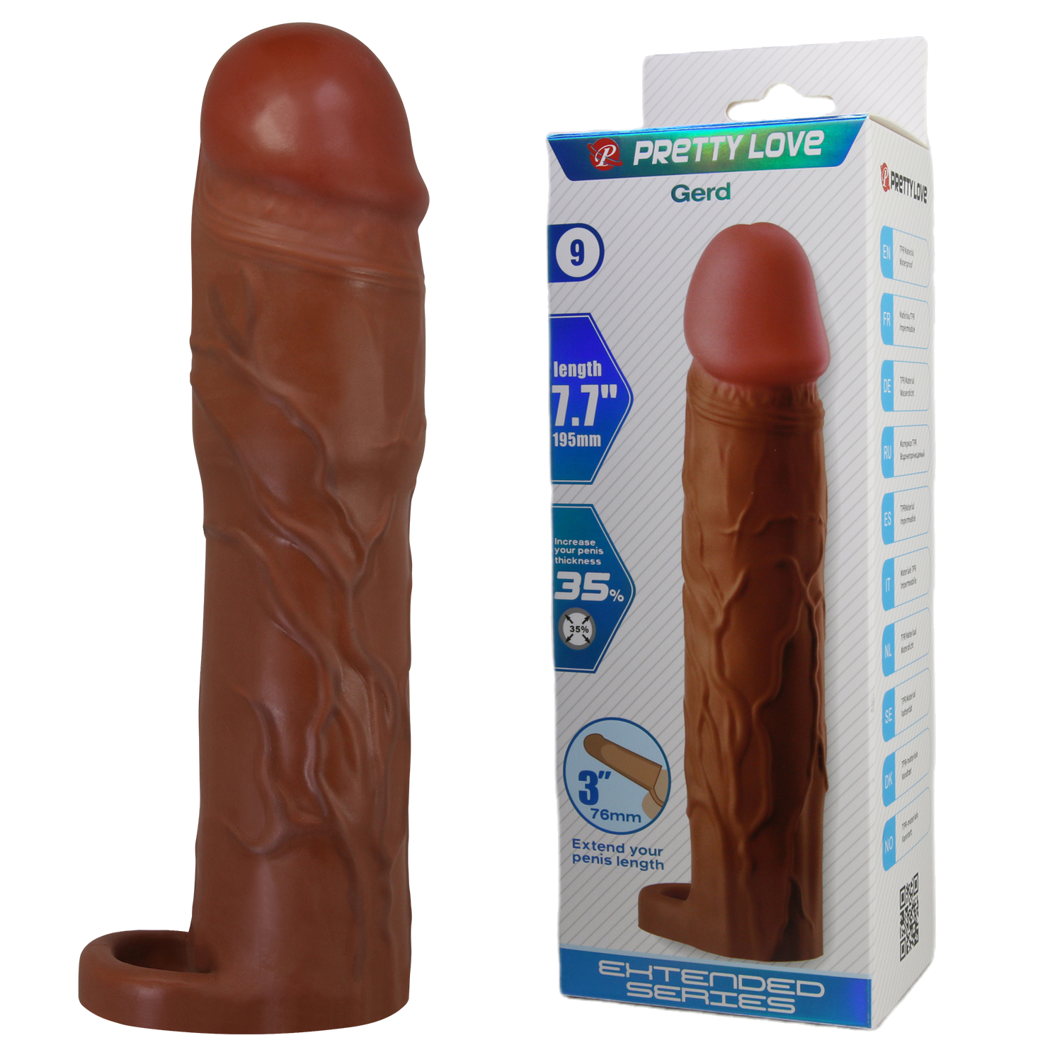 Funda con sujetador Gerd marrón