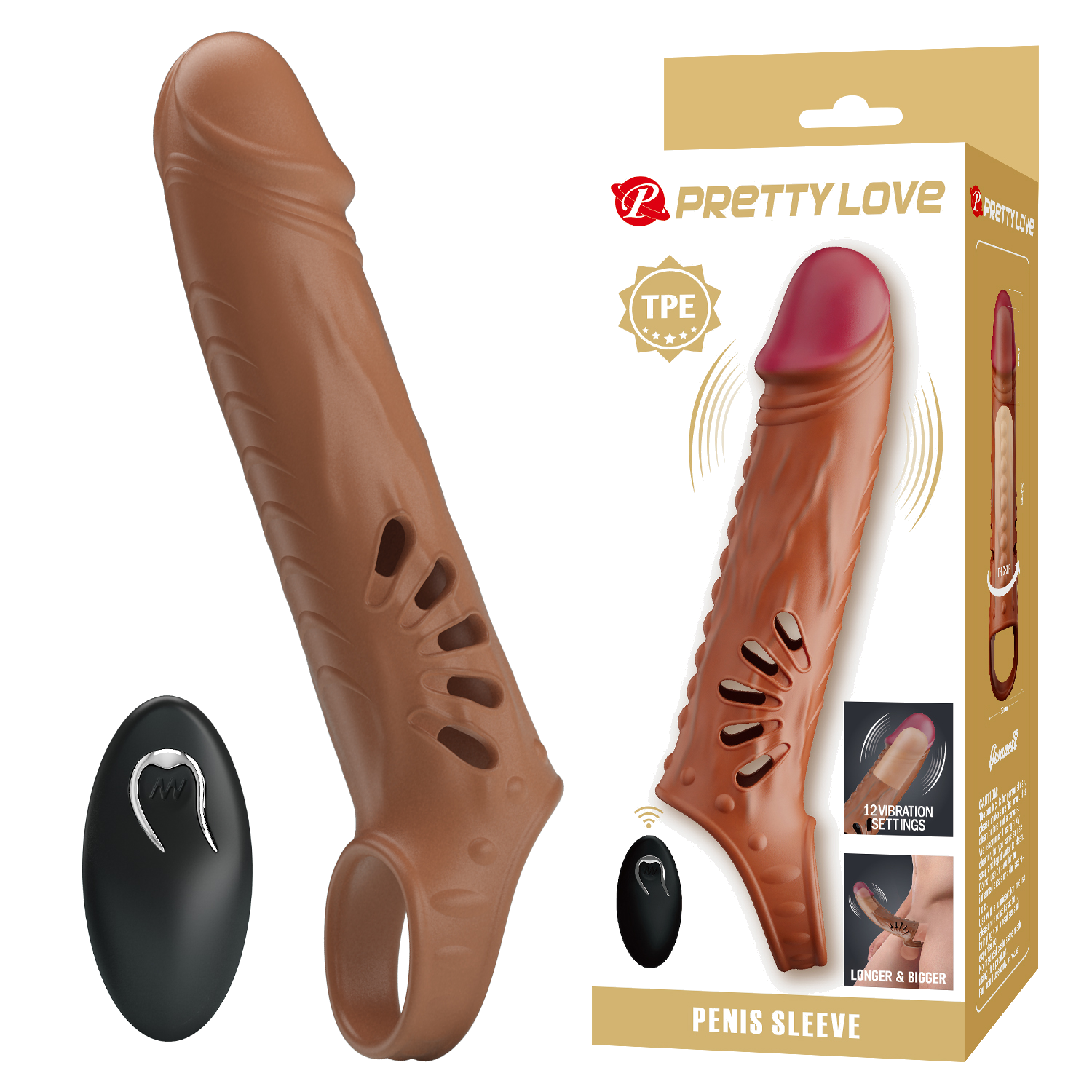 Funda vibradora con control y sujetador Qwanell