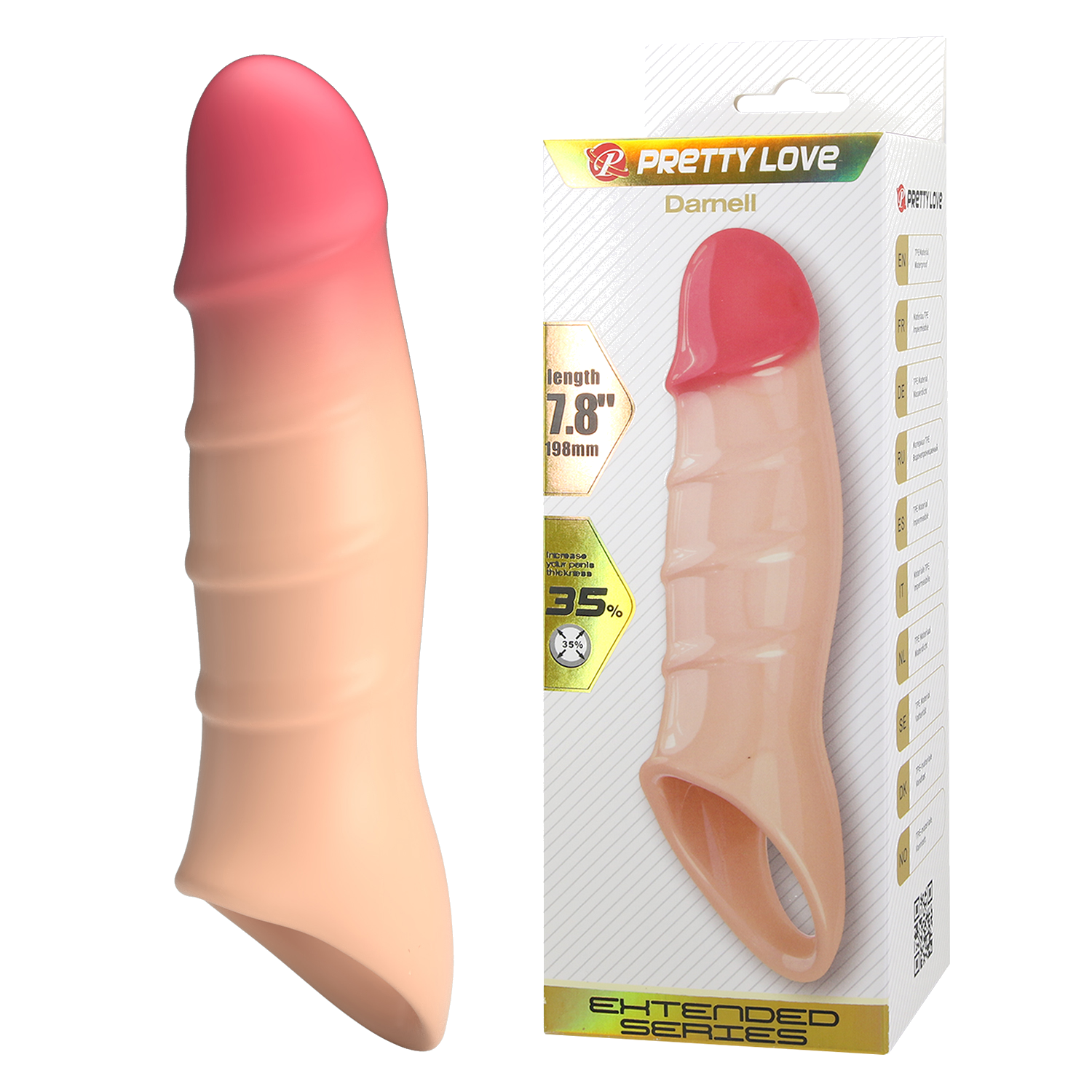 Manga de Placer Masculina Extensible