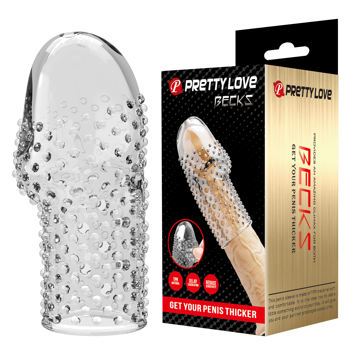 Funda para glande Becks transparente