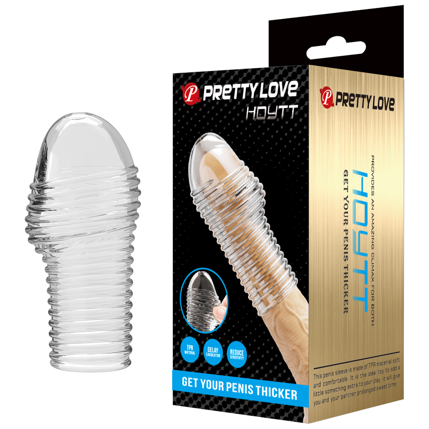 Funda para glande Hoytt transparente