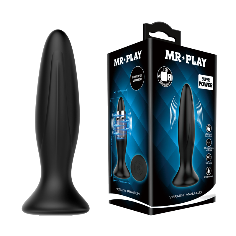 Vibrador anal plug