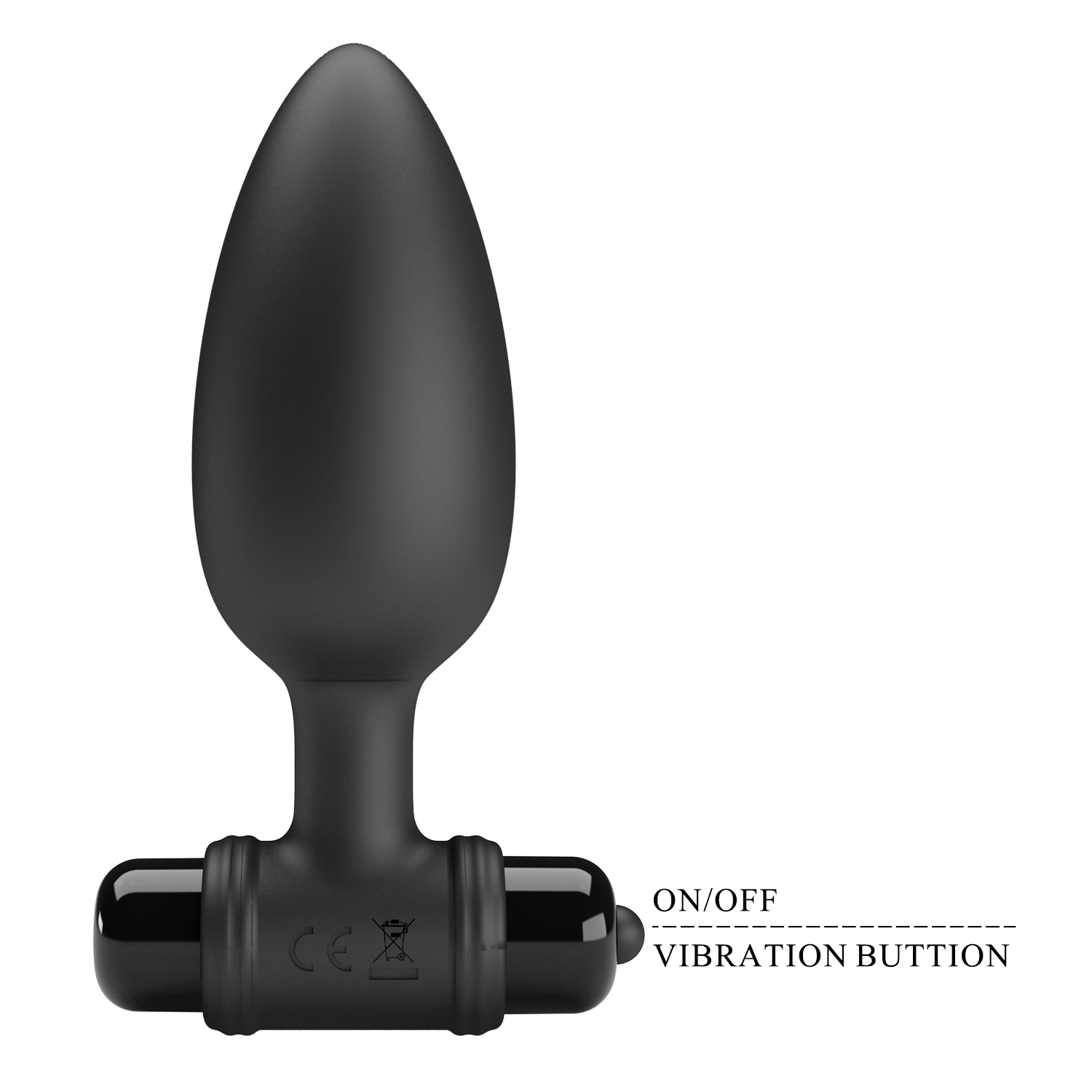 Plug vibrador de silicona Lotus Hover