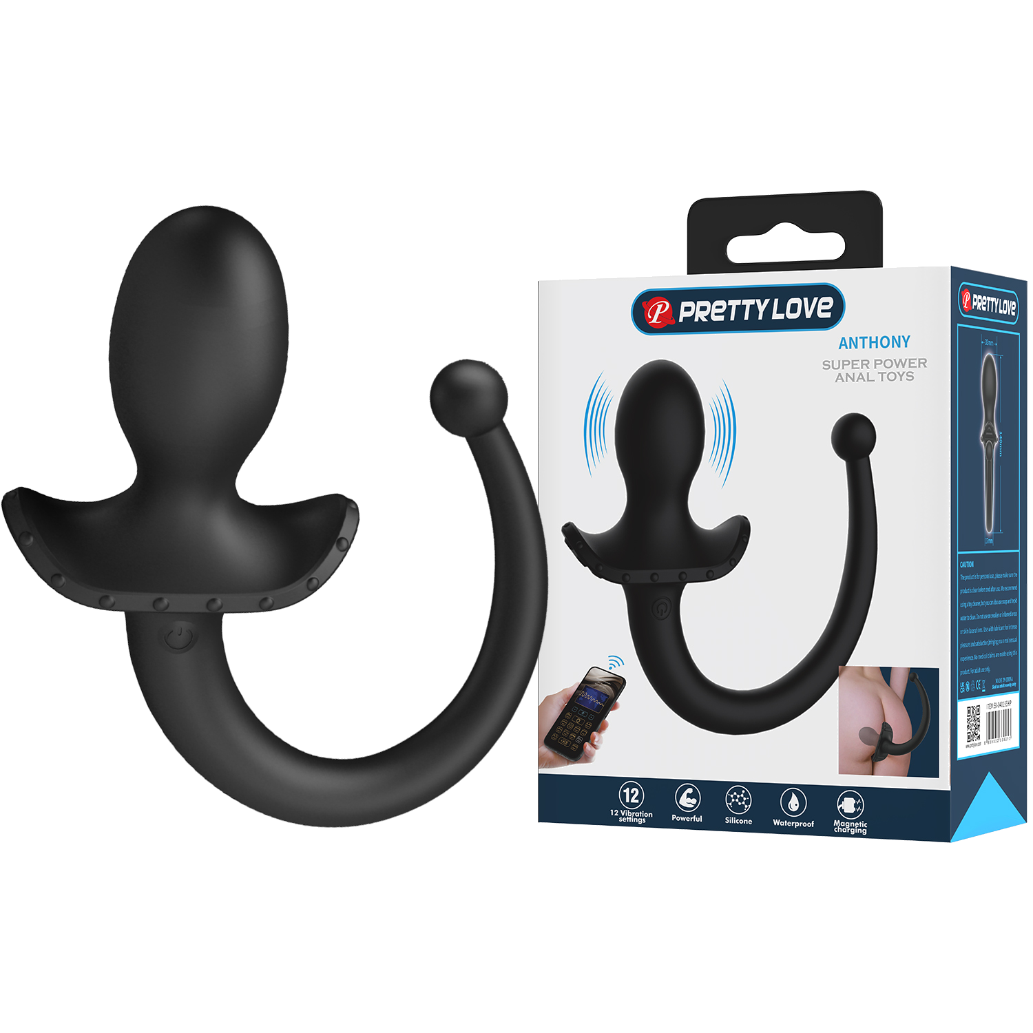 Vibrador Anal con APP Anthony