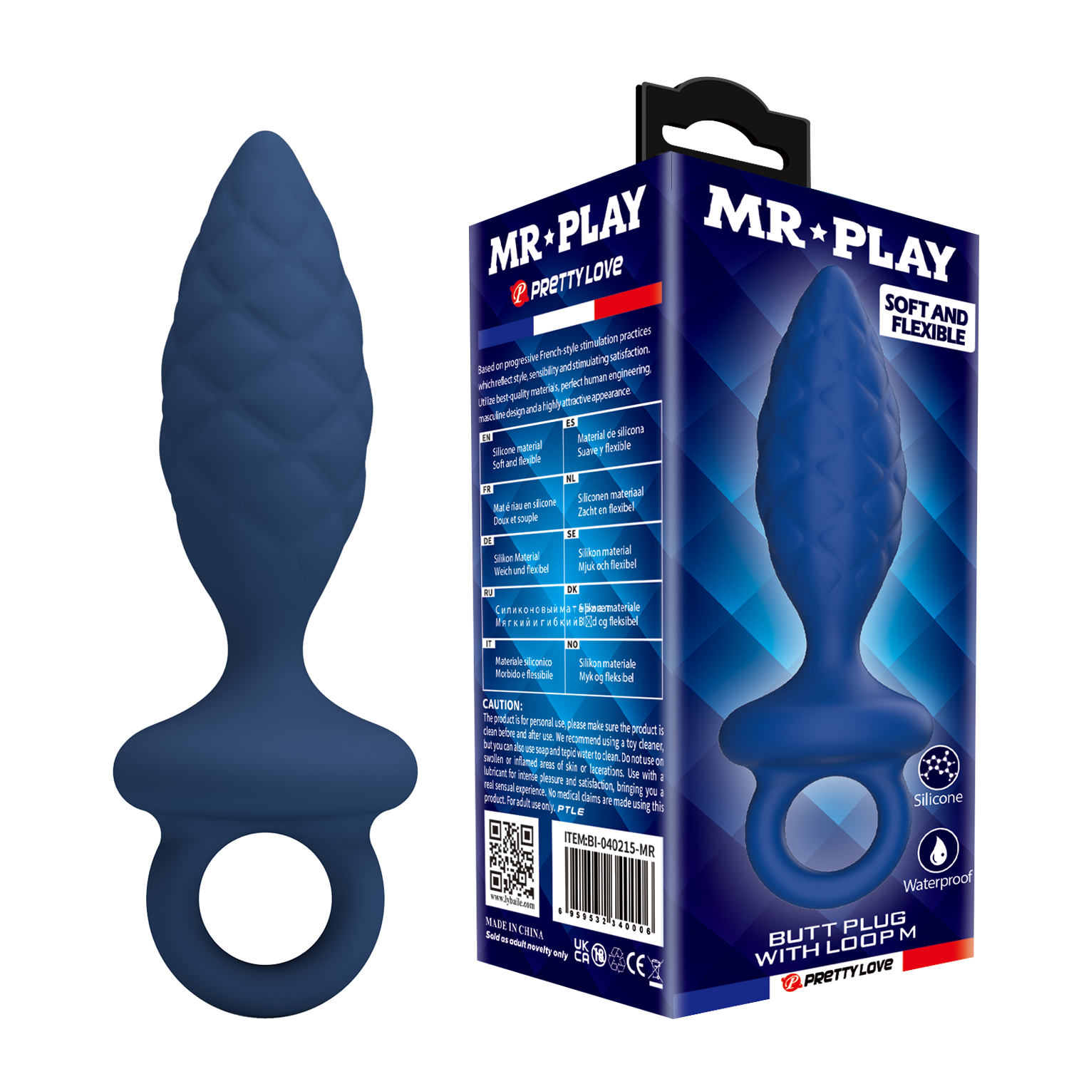 BUTT PLUG  WITH LOOP M