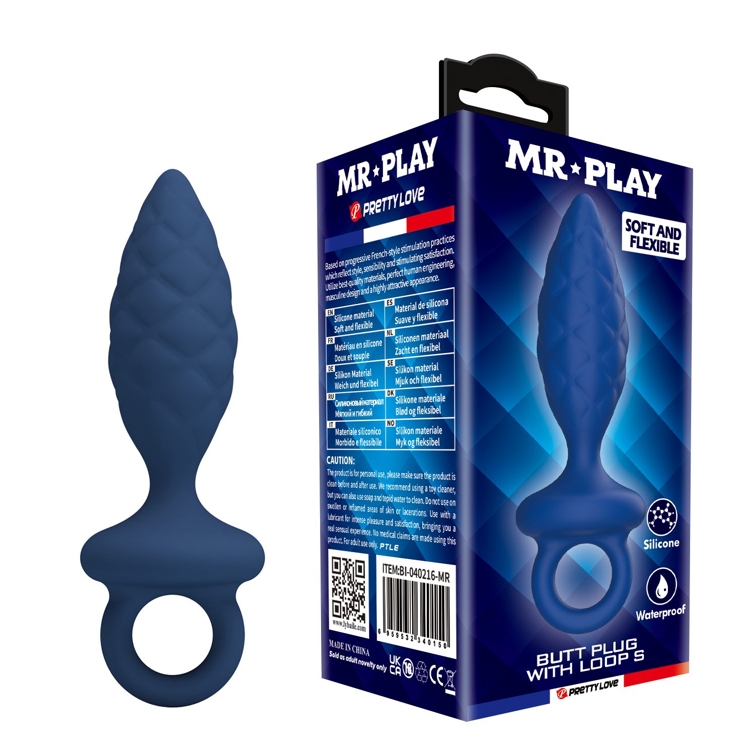 BUTT PLUG  WITH LOOP S
