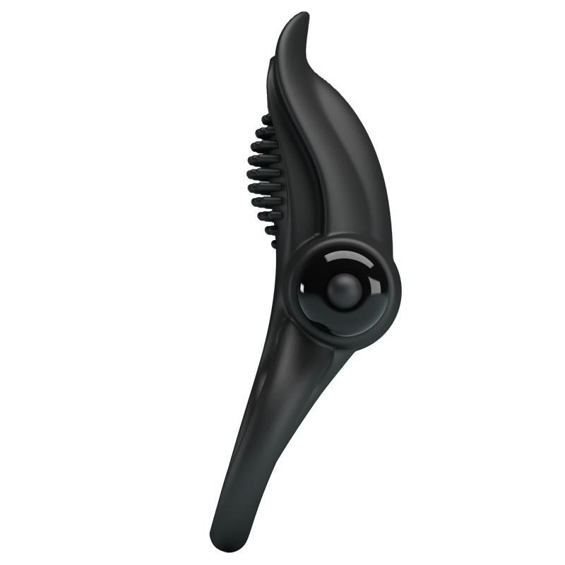 Anillo vibrador y sujetador Delfin color negro Hover