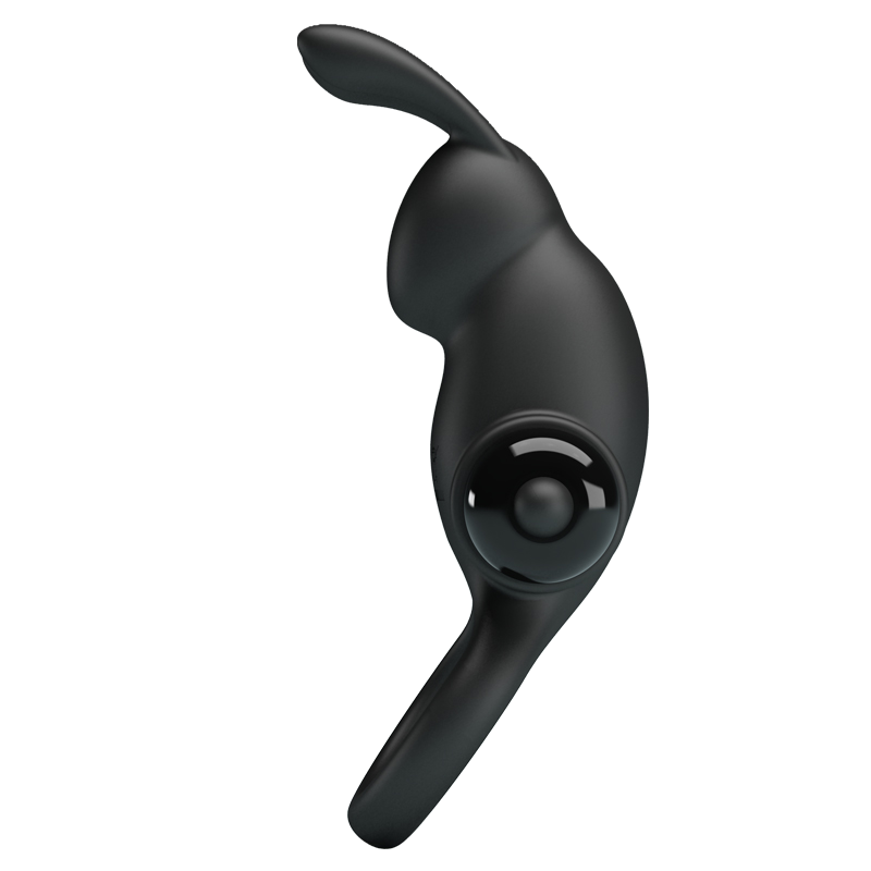 Anillo vibrador Conejo color negro