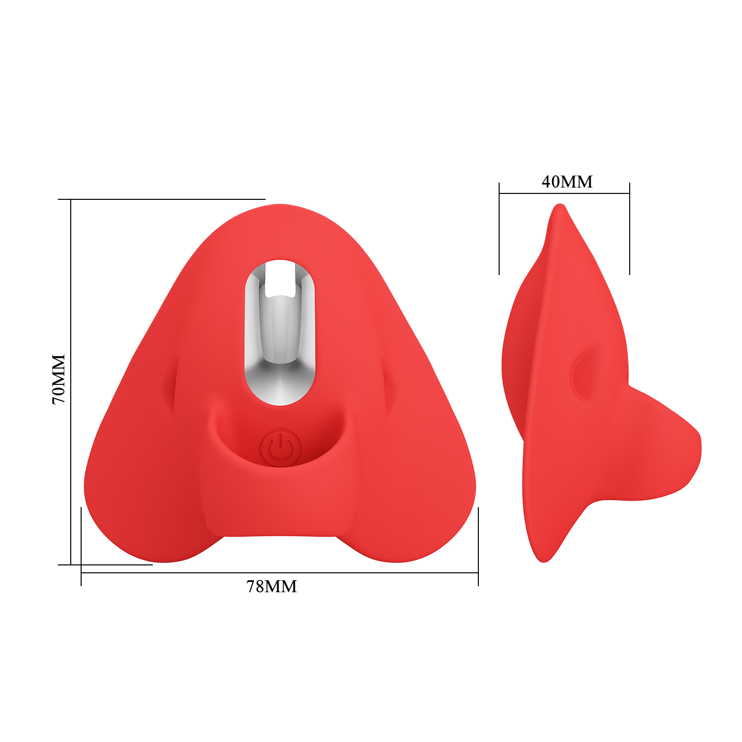 Vibrador dedal Carnation Hover