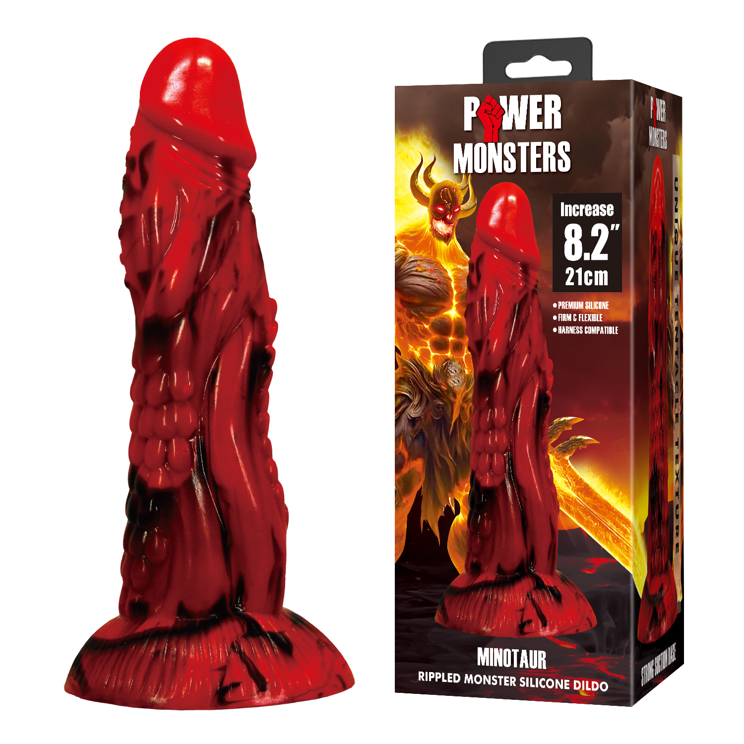 Dildo de fantasia Minotauro 21 cm