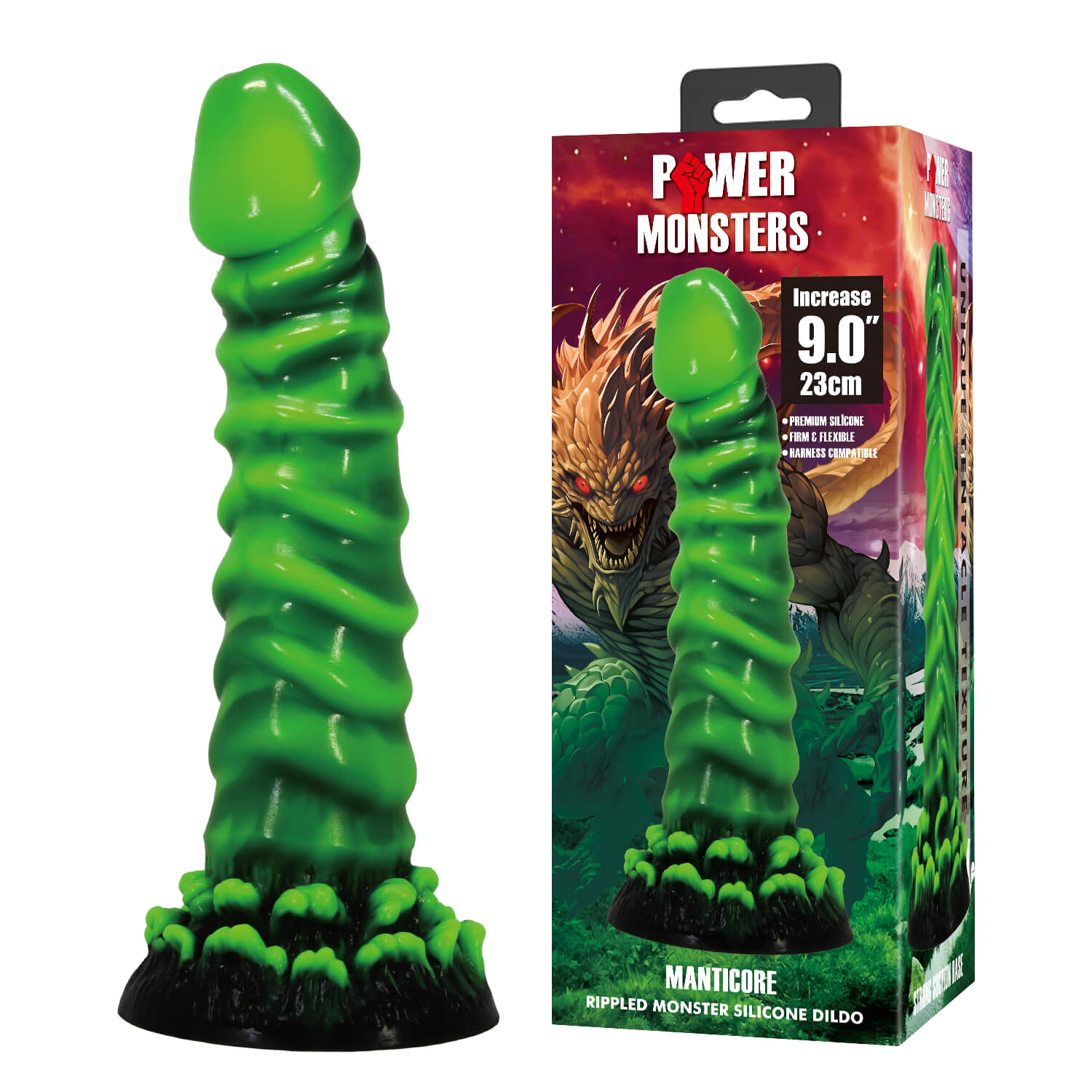 Dildo de fantasia Manticora 23 cm