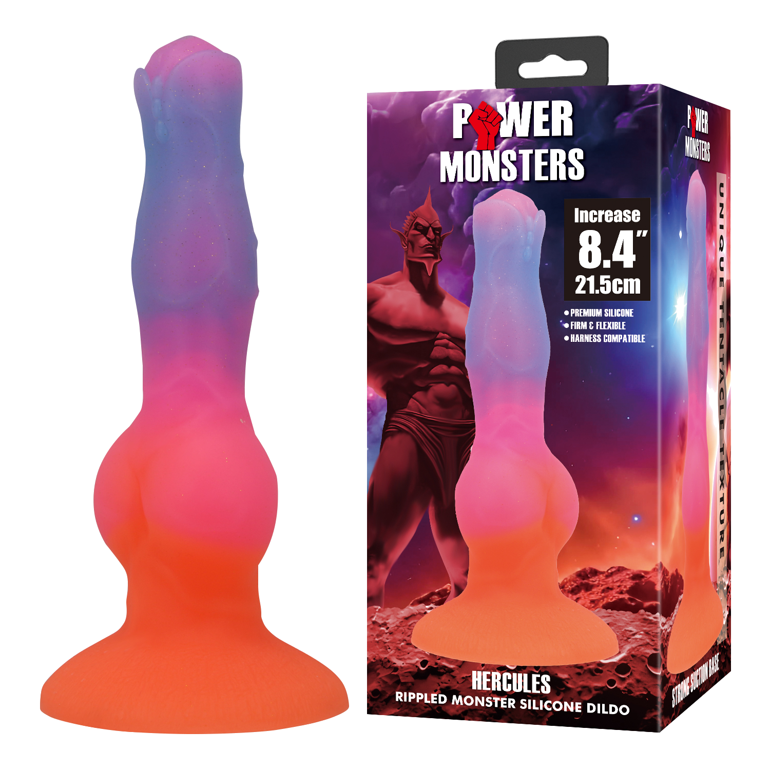 Dildo de fantasia Hercules 21.5 cm