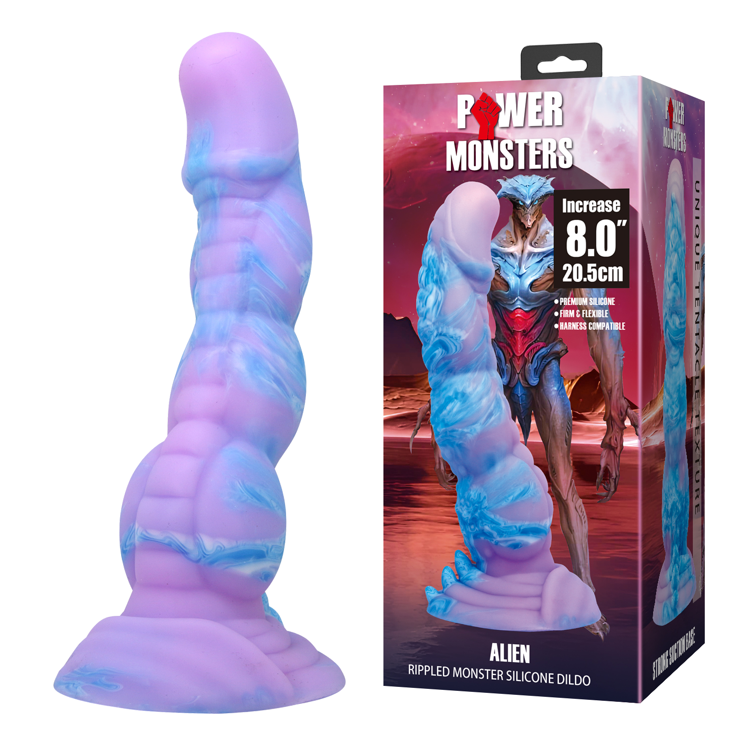 Dildo de fantasia Alien 20.5 cm