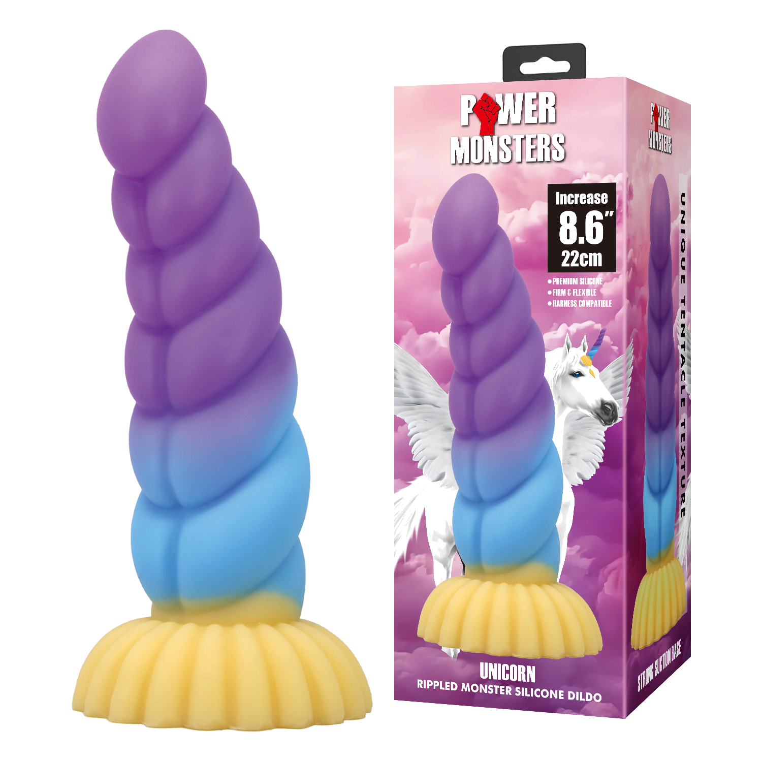 Dildo de fantasia Unicornio 22 cm