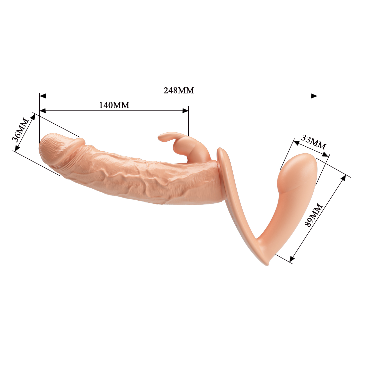 Harness dildo doble estimulación Charlotte Hover