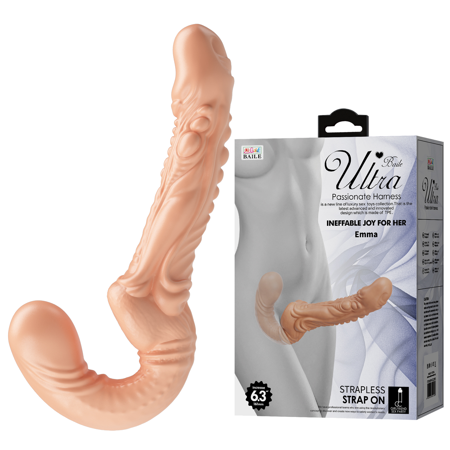 Harness dildo doble estimulación Emma
