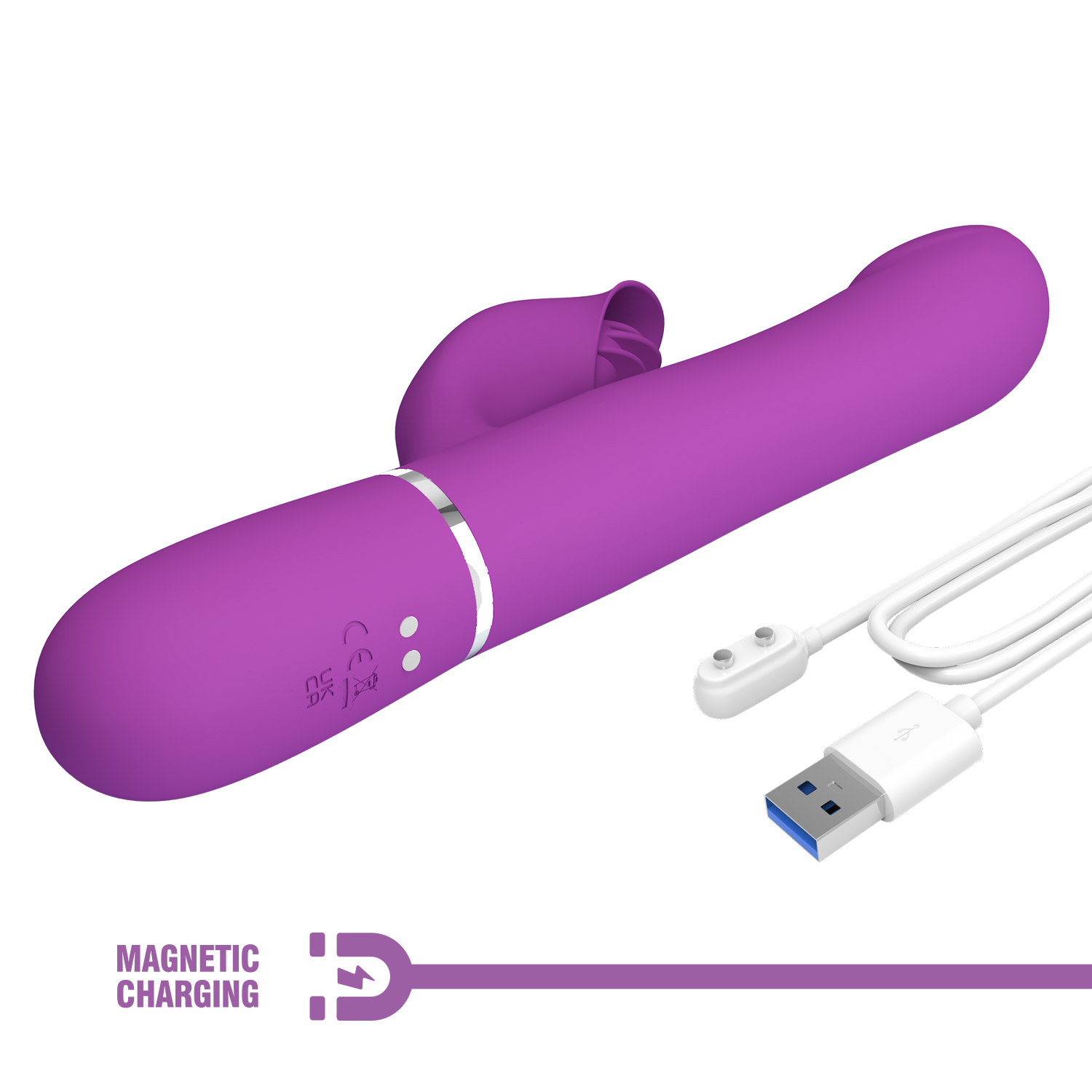 Vibrador rabbit con rotación Falin Hover